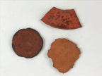 Japanese Rubber Stamps Without Base 10 Pcs Vtg Animal Kanji Stationary HS229
