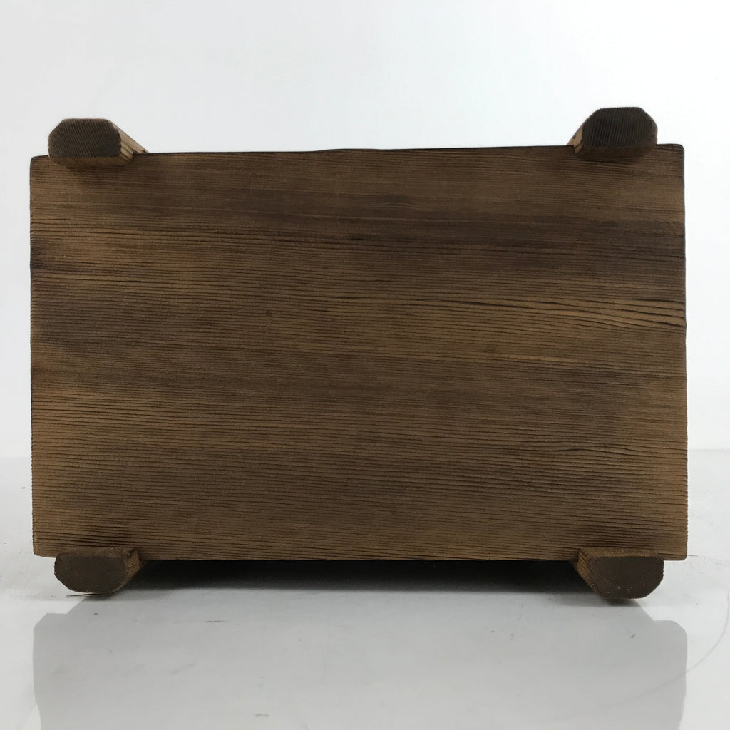 Japanese Rustic Wood Tansu Storage Chest Vtg Haribako Trinket Box 3 Drawer T393