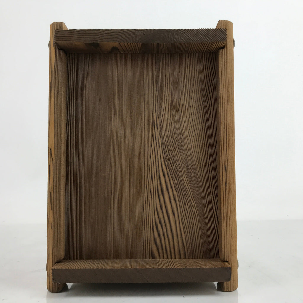 Japanese Rustic Wood Tansu Storage Chest Vtg Haribako Trinket Box 3 Drawer T393
