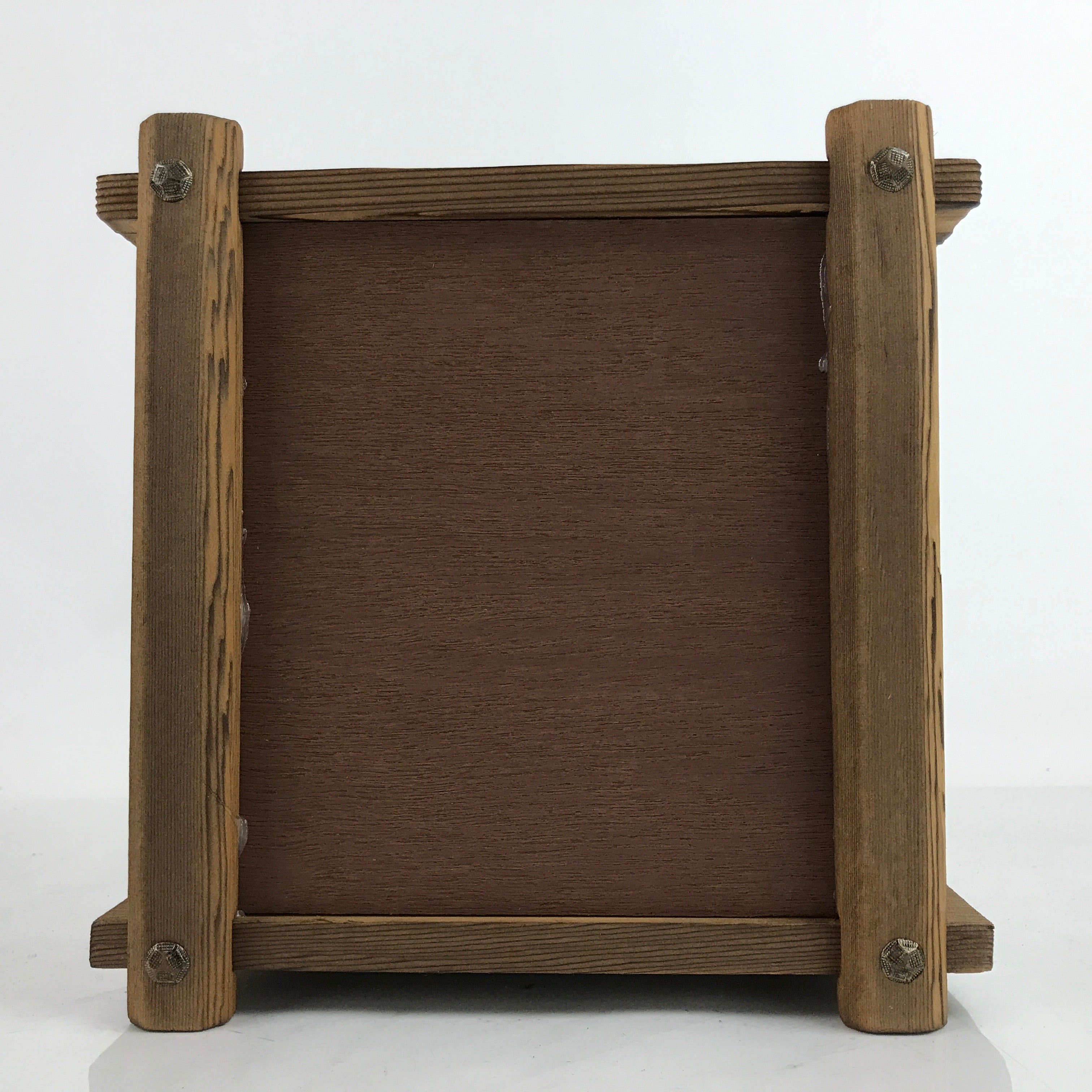 Japanese Rustic Wood Tansu Storage Chest Vtg Haribako Trinket Box 3 Drawer T393