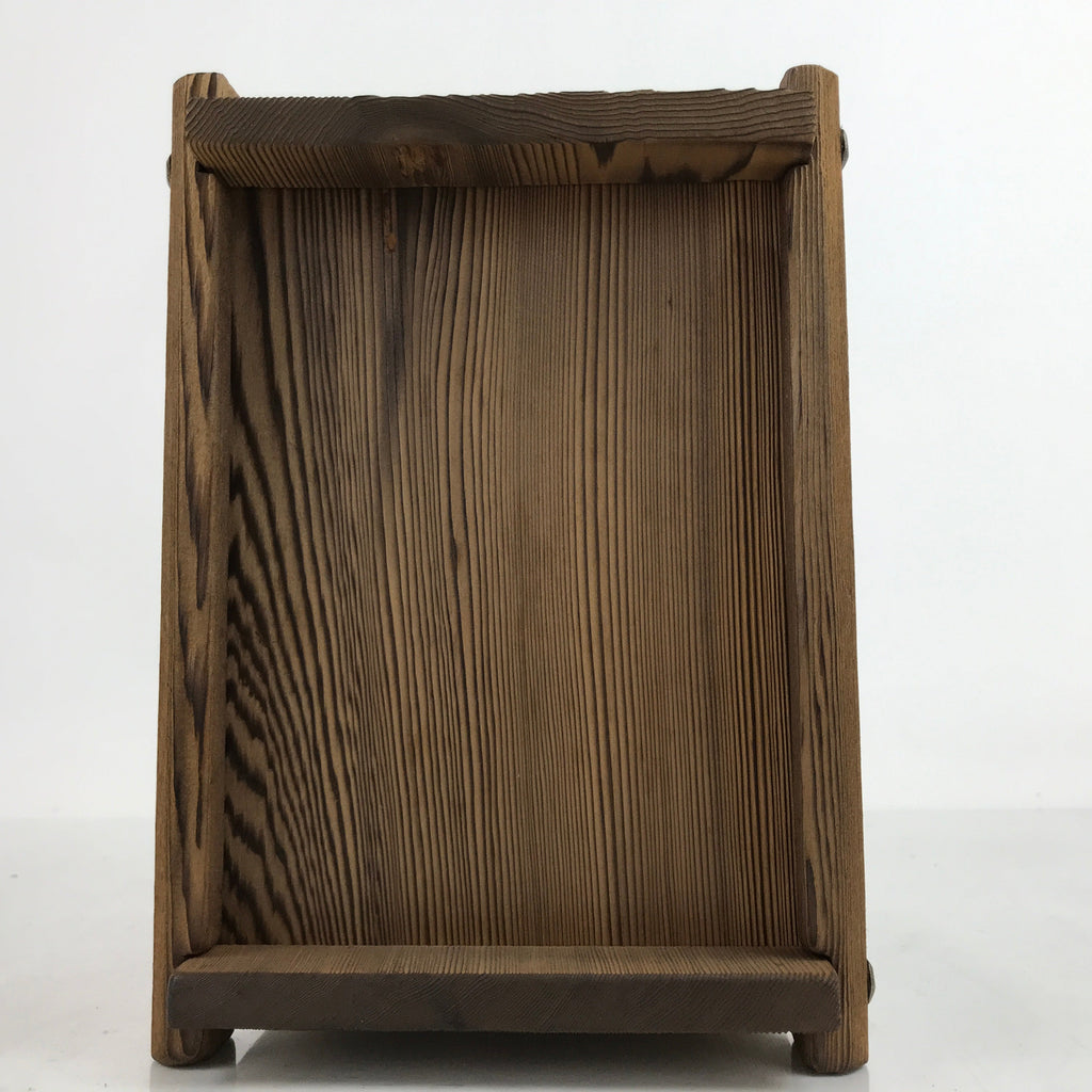 Japanese Rustic Wood Tansu Storage Chest Vtg Haribako Trinket Box 3 Drawer T393