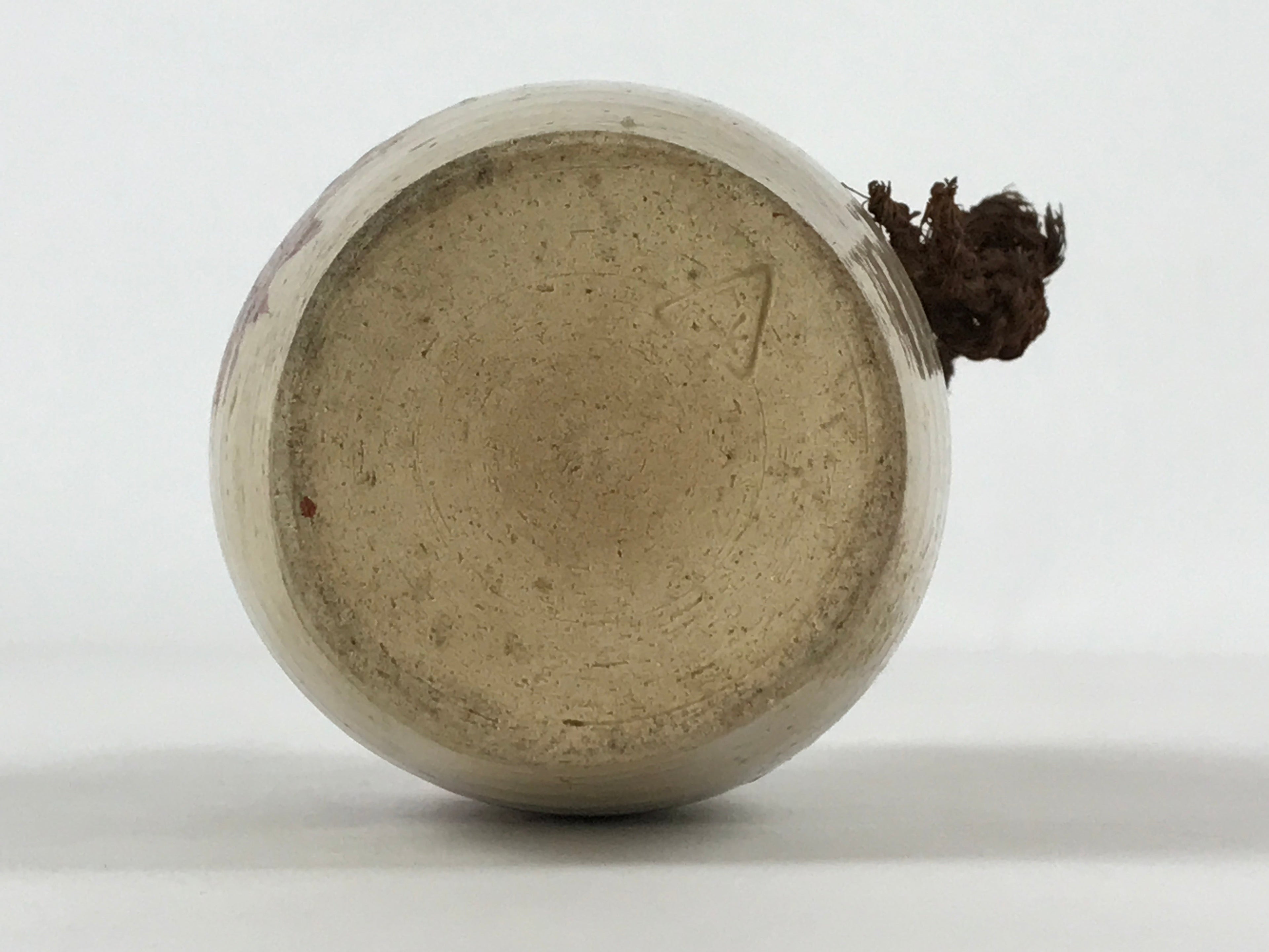 Japanese Sake Bottle Ceramic Kayoi-Tokkuri Vtg Small Momiji Maple Leaves TS610
