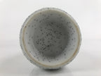 Japanese Sake Bottle Ceramic Tokkuri Ichigo Vtg White Black Ideograms TS646