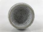 Japanese Sake Bottle Ceramic Tokkuri Ichigo Vtg White Black Ideograms TS647