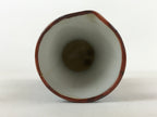Japanese Sake Bottle Porcelain Tokkuri Vtg Ichi-Go Blue Brushstroke Design TS618