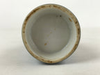 Japanese Sake Bottle Porcelain Tokkuri Vtg Ichi-Go Blue Brushstroke Design TS618