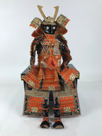 Japanese Samurai Miniature Armor Yoroi Set Vtg Boys' Festival Lacquer Box ID627