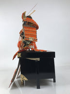 Japanese Samurai Miniature Armor Yoroi Set Vtg Boys' Festival Lacquer Box ID627