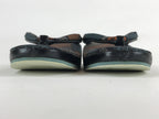 Japanese Sandals Zori Kimono Accessory Vtg Traditonal Footwear Women Black JK500