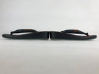 Japanese Sandals Zori Kimono Accessory Vtg Traditonal Footwear Women Black JK500