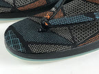 Japanese Sandals Zori Kimono Accessory Vtg Traditonal Footwear Women Black JK500