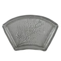Japanese Sasaki Crystal Glass Sashimi Plate Kozara Vtg Fan Shape Plant Clear Y85