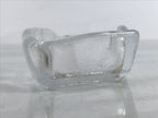 Japanese Sasaki Crystal Glass Small Serving Dish Vtg Fan Shape Plant Clear Y78