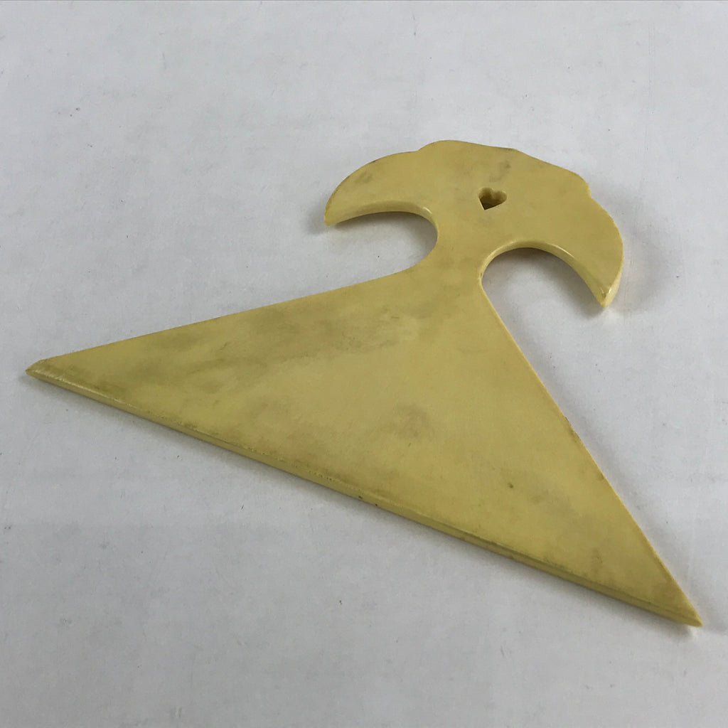 Japanese Satsuma Biwa Plectrum Bachi Pick Vtg Musical Instrument