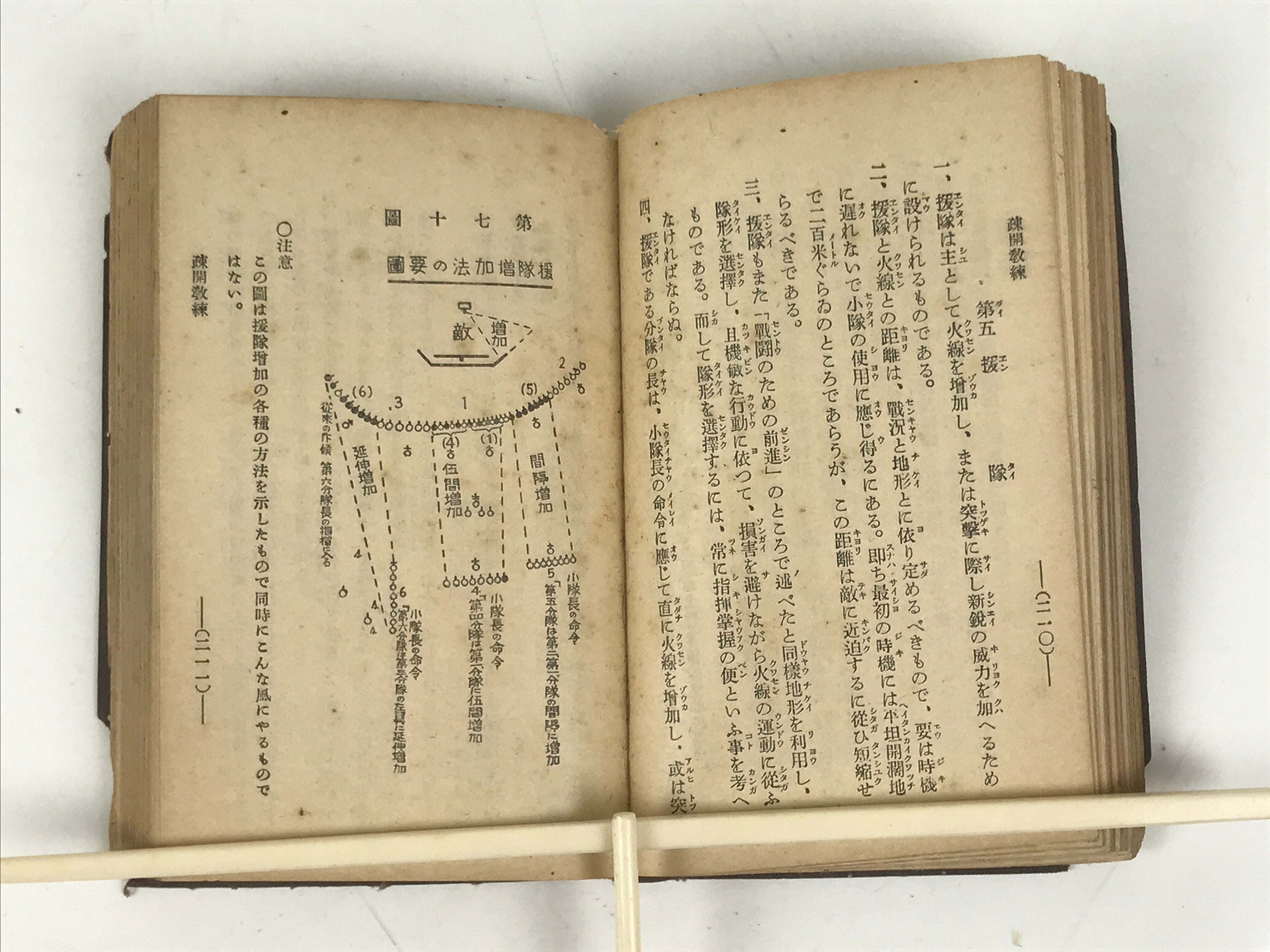 Japanese School Textbook Military Education C1930 Imperial Japan WWII HN42