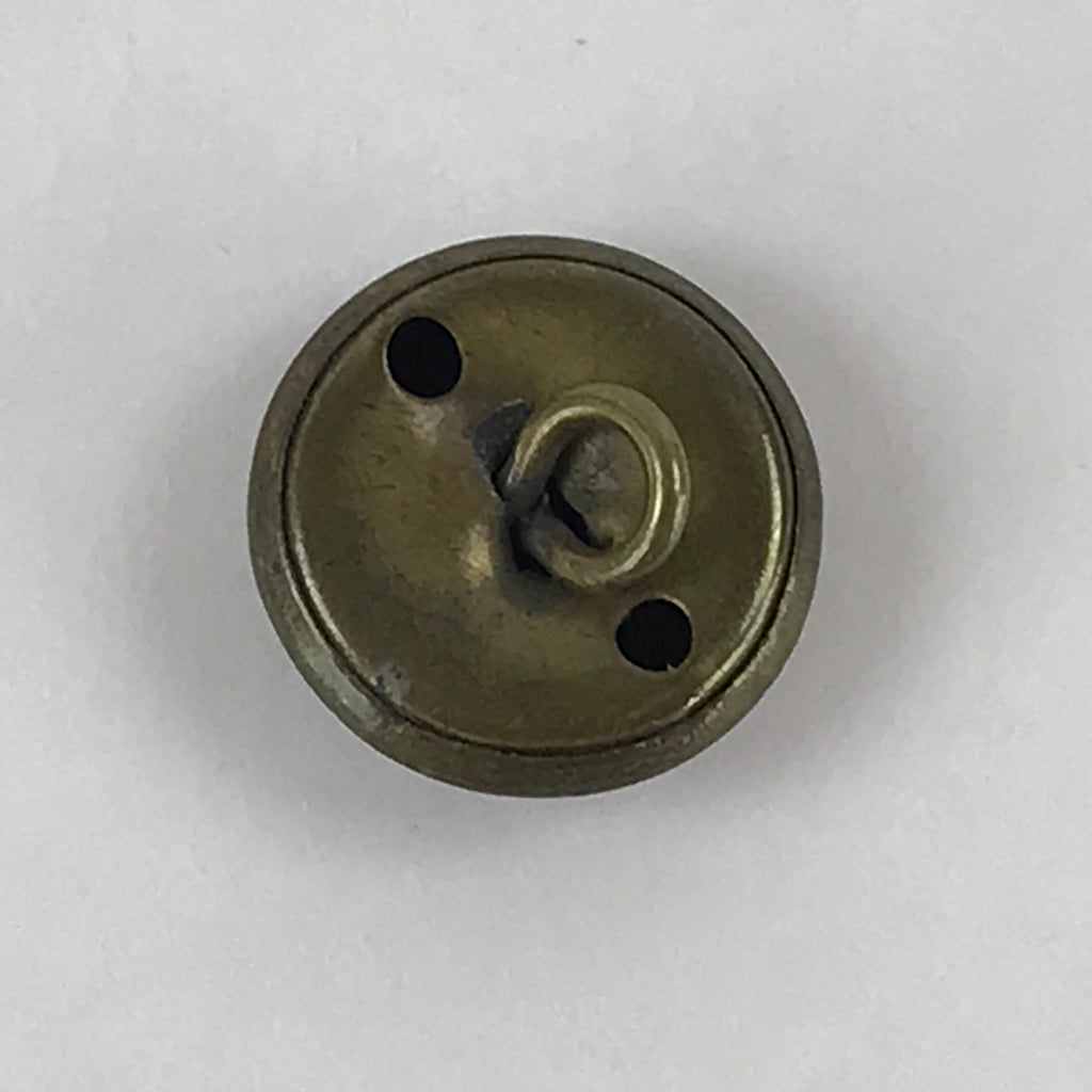 Japanese School Uniform Old Buttons Vtg Gakuran Gold Metal Showa Student JK516