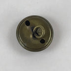 Japanese School Uniform Old Buttons Vtg Gakuran Gold Metal Showa Student JK516