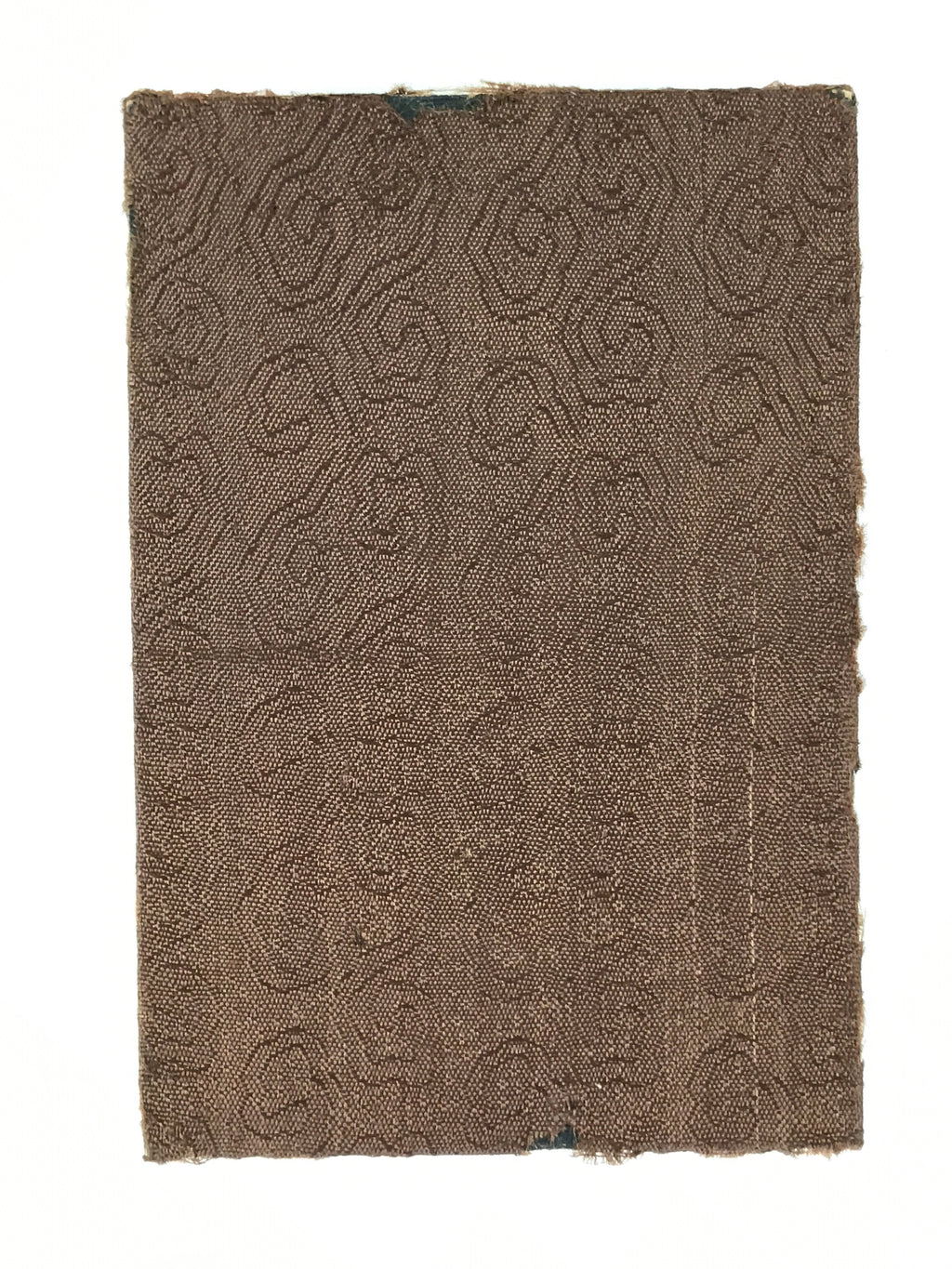 Japanese Seal Stamp Shuin Book C1930 Hotel Ski Resort Brown Fabric Cover BA267