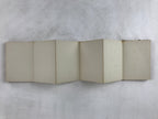 Japanese Seal Stamp Shuin Book C1930 Hotel Ski Resort Brown Fabric Cover BA267
