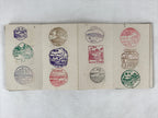 Japanese Seal Stamp Shuin Book C1930 Nagoya Pan Pacific Peace Exhibition BA266
