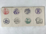 Japanese Seal Stamp Shuin Book C1930 Nagoya Pan Pacific Peace Exhibition BA266