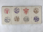 Japanese Seal Stamp Shuin Book C1930 Nagoya Pan Pacific Peace Exhibition BA266