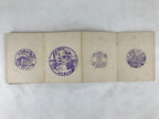 Japanese Seal Stamp Shuin Book C1930 Nagoya Tokyo Famous Location Brown BA268