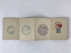 Japanese Seal Stamp Shuin Book Vtg C1930 Used Shrine Ropeway Black BA223