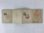 Japanese Seal Stamp Shuin Book Vtg C1930 Used Shrine Ropeway Black BA223