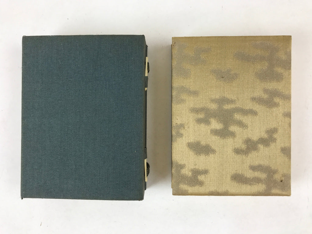 Japanese Seal Stamp Shuin Book Vtg C1950 Used Shrine Temple Case BA227