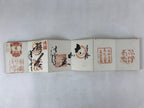 Japanese Seal Stamp Shuin Book Vtg C1950 Used Shrine Temple Case BA227