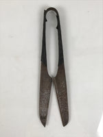 Japanese Sewing Scissors Vtg Iron Brown Thread Cutting Trimmer Nippers T326