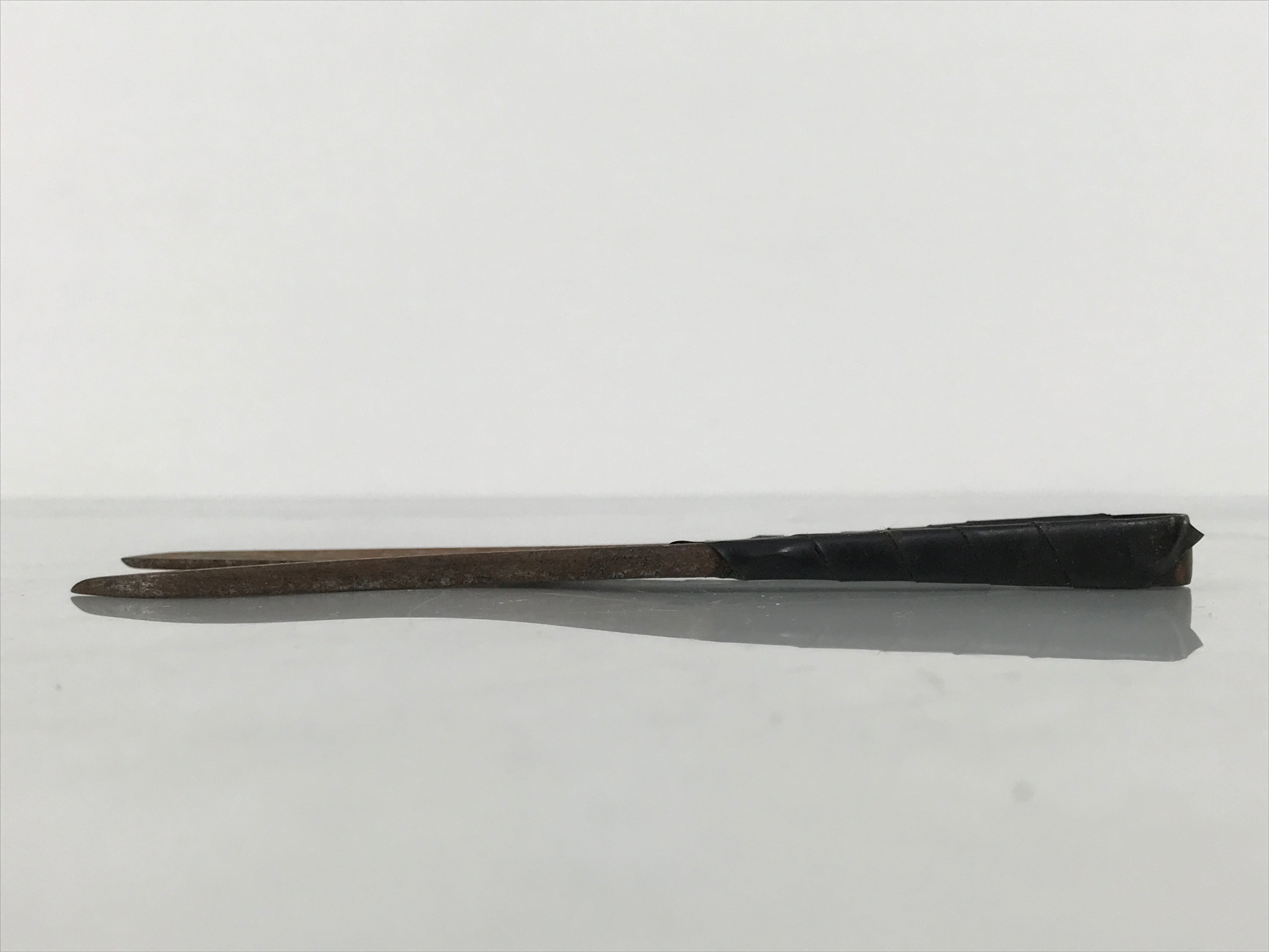 Japanese Sewing Scissors Vtg Iron Brown Thread Cutting Trimmer Nippers T326
