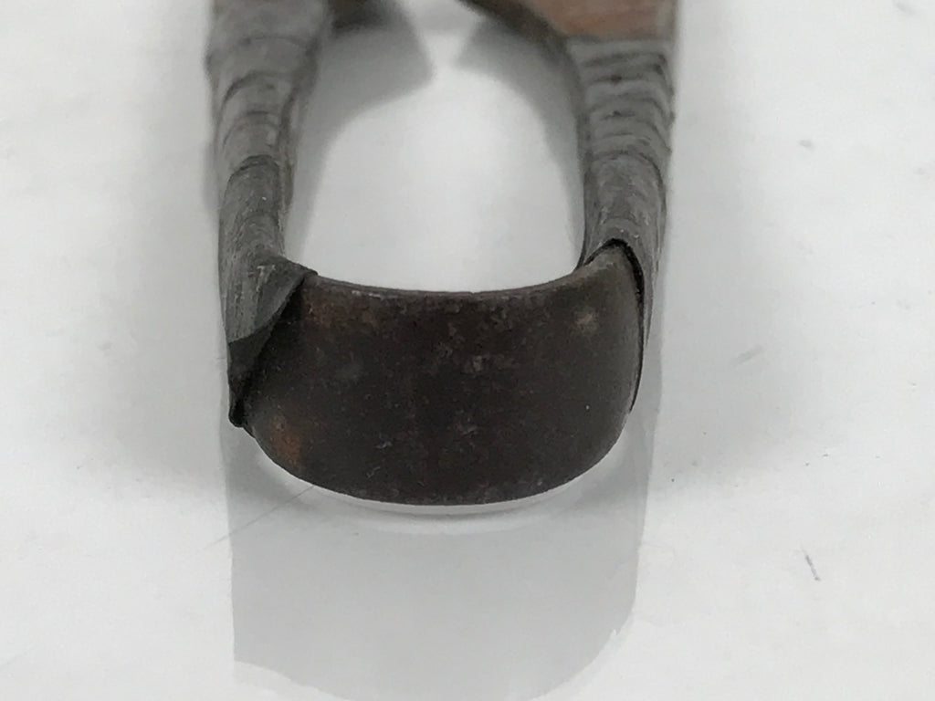 Japanese Sewing Scissors Vtg Iron Brown Thread Cutting Trimmer Nippers T326