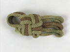 Japanese Shamisen String Anchor Neo Vtg Silk Cord Accessory Brown Green JK584