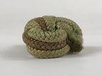 Japanese Shamisen String Anchor Neo Vtg Silk Cord Accessory Brown Green JK584