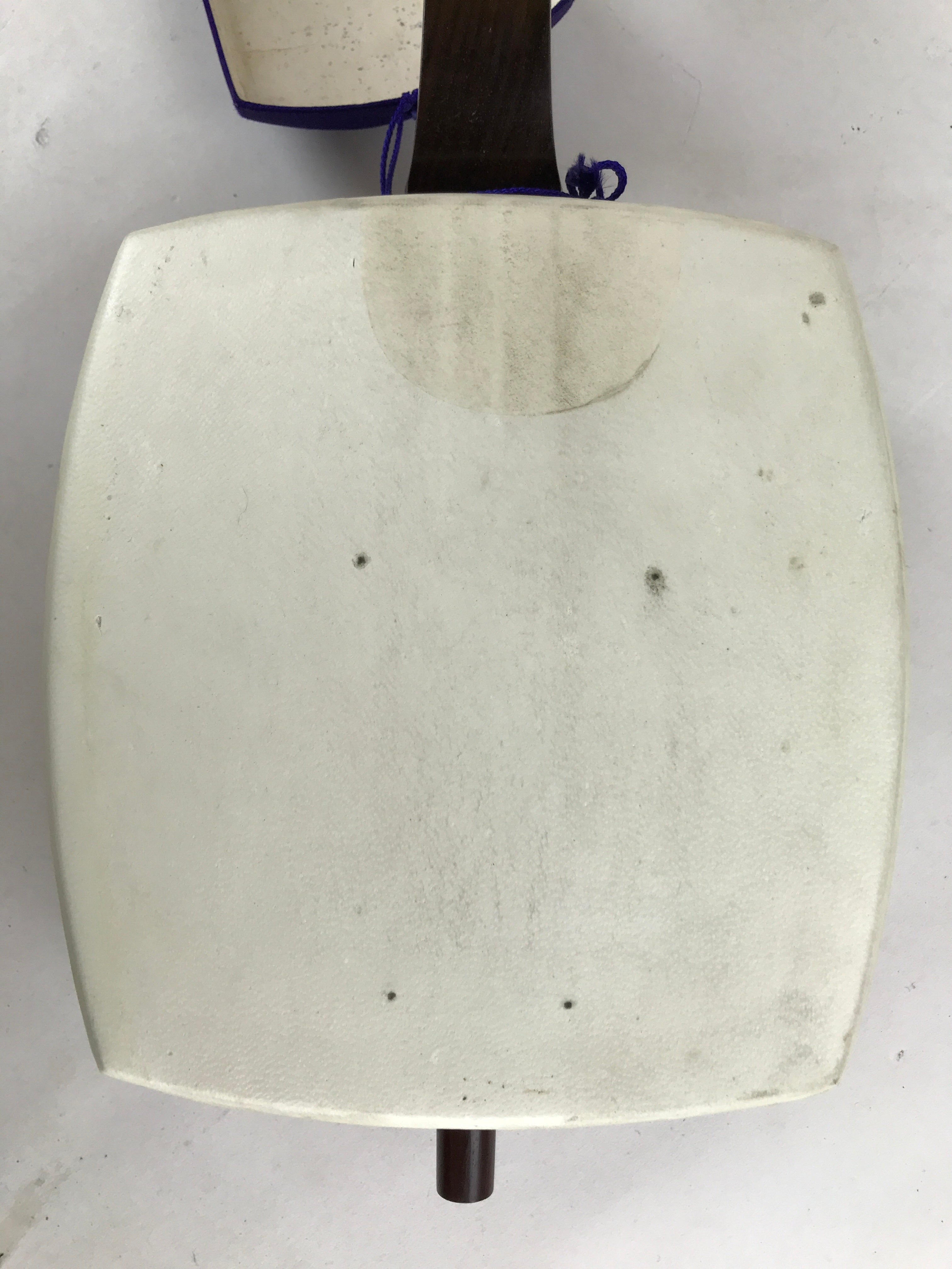 Japanese Shamisen W/ Case Vtg Traditional Wooden Instrument Complete Set JK667