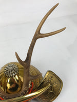 Japanese Shikanosuke Samurai Helmet Kabuto Vtg Boys Festival Decor Antlers ID643