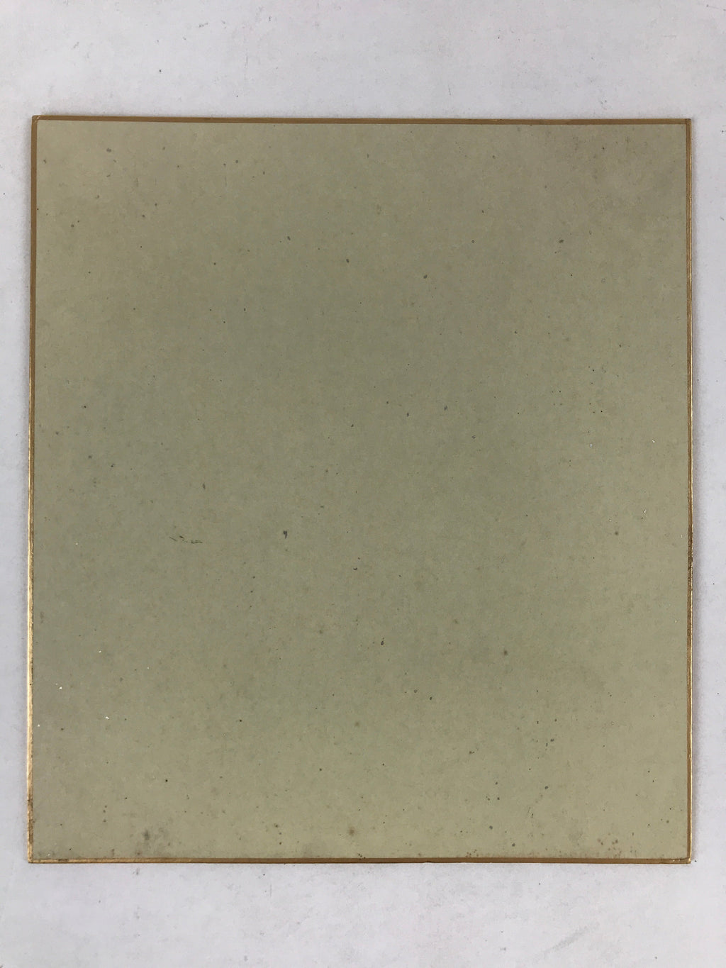 Japanese Shikishi Art Board Leopard Plant Vtg Tsuwabuki Painting Yellow A542