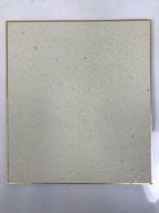 Japanese Shikishi Art Board Oshie Fabric Vtg Kimono Chrysanthemum Orange A691