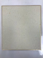 Japanese Shikishi Art Board Oshie Fabric Vtg Kimono Chrysanthemum Orange A691