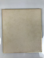 Japanese Shikishi Art Board Oshie Silk Fabric Kimono Woman Geisha Long Hair A781