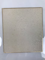 Japanese Shikishi Art Board Oshie Silk Fabric Tsuru Crane Minogame Turtle A795