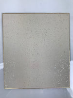 Japanese Shikishi Art Board Oshie Silk Fabric Vtg Kimono Woman Geisha Mask A779