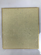 Japanese Shikishi Art Board Oshie Silk Fabric Vtg Tsuru Crane Tanchou Bird A790