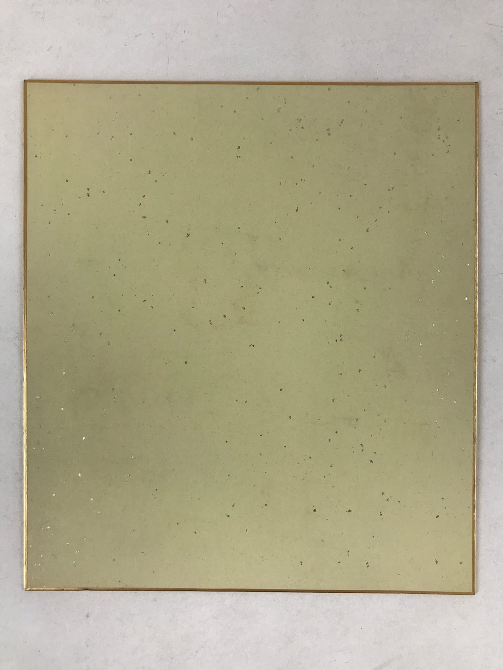 Japanese Shikishi Art Board Painting Moonflower Snail White Morning Glory A556