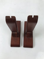 Japanese Shikishi Art Board Painting Mt.Fuji Red Folding Fan Akafuji Stand F381