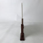 Japanese Shikishi Art Board Painting Mt.Fuji Red Folding Fan Akafuji Stand F381