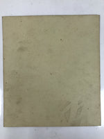 Japanese Shikishi Art Board Painting Vtg 2 Tigers Orange Black A704