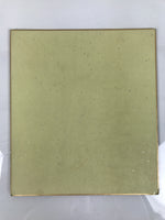 Japanese Shikishi Art Board Painting Vtg Calligraphy Cormorant Fishing A755